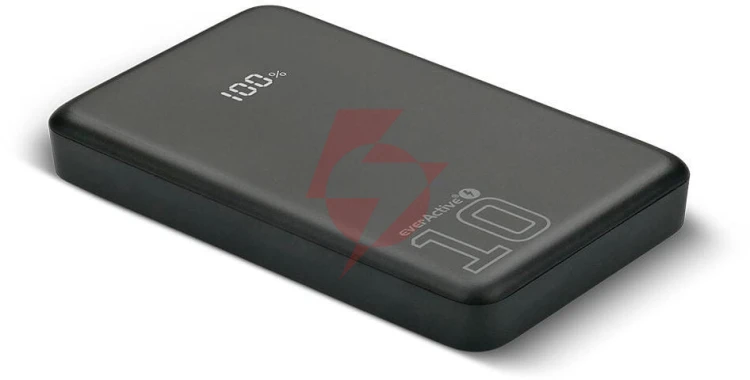 Powerbank everactive energy bank eb-11qb 10000 mah 22,5 w 2x usb-a usb-c czarny
