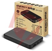 Powerbank everactive energy bank eb-11qb 10000 mah 22,5 w 2x usb-a usb-c czarny