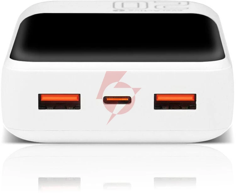 Powerbank everactive energy bank eb-20q 20000 mah 22,5 w 2x usb-a usb-c biały