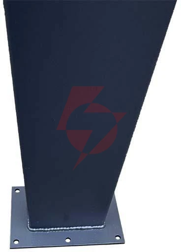 Słupek domofonowy camsafe 60x120 z daszkiem i podstawą cs-do1 - 1,6m