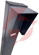 Słupek domofonowy camsafe 60x120 do wkopania z daszkiem cs-dob1 - 2,4m