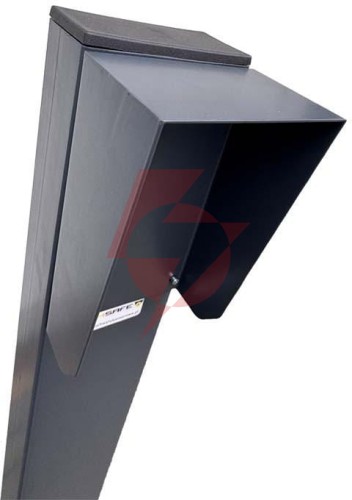 Słupek domofonowy camsafe 60x120 do wkopania z daszkiem cs-dob1 - 2,4m