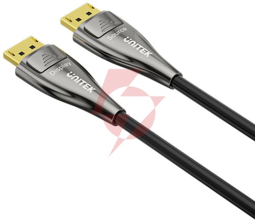 Unitek kabel światłowodowy 8k display port 2.1 10m