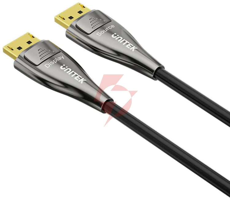Unitek kabel światłowodowy 8k display port 2.1 10m