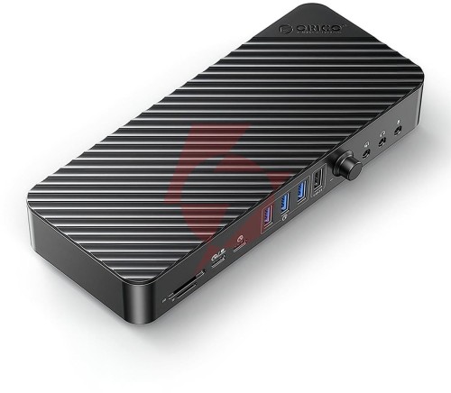 Orico stacja dokująca usb-c 10 gbps, 2x dp 4k, hdmi 4k, pd 60w, 6x usb-a, karty sd, audio