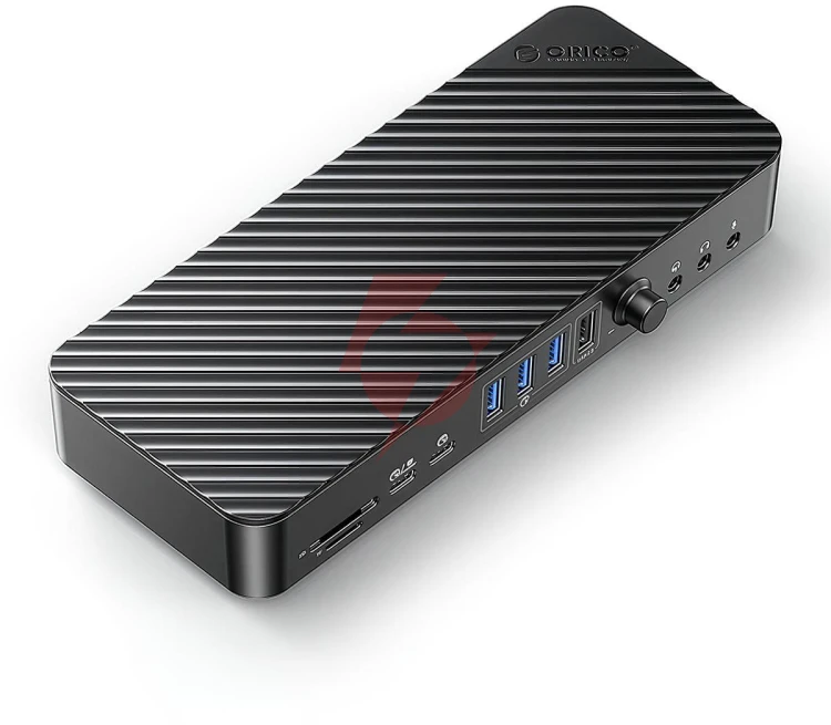Orico stacja dokująca usb-c 10 gbps, 2x dp 4k, hdmi 4k, pd 60w, 6x usb-a, karty sd, audio