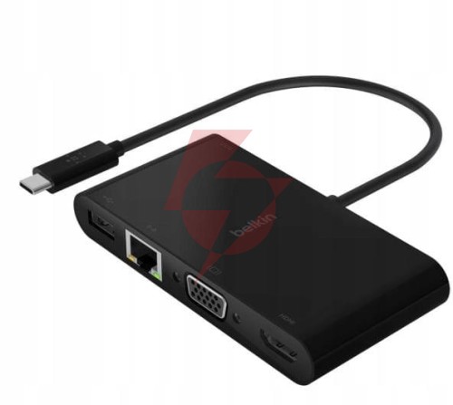 Stacja dokująca belkin usb-c multimedia + charge adapter (100w)