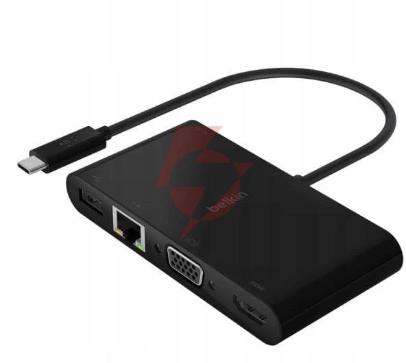 Stacja dokująca belkin usb-c multimedia + charge adapter (100w)