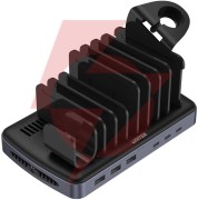 Unitek stacja ładująca 3 x usb-a 20w, 3 x usb-c pd 60w, 80w