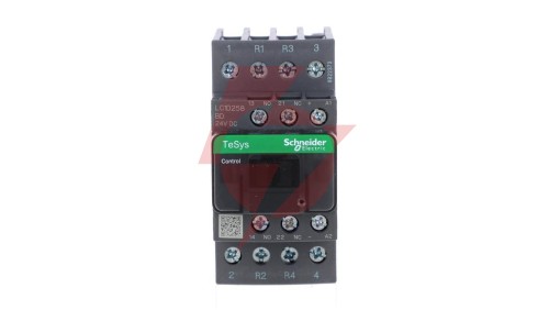 TeSys Deca Stycznik mocy 25A 2Z 2R 24V DC 1Z 1R LC1D258BD