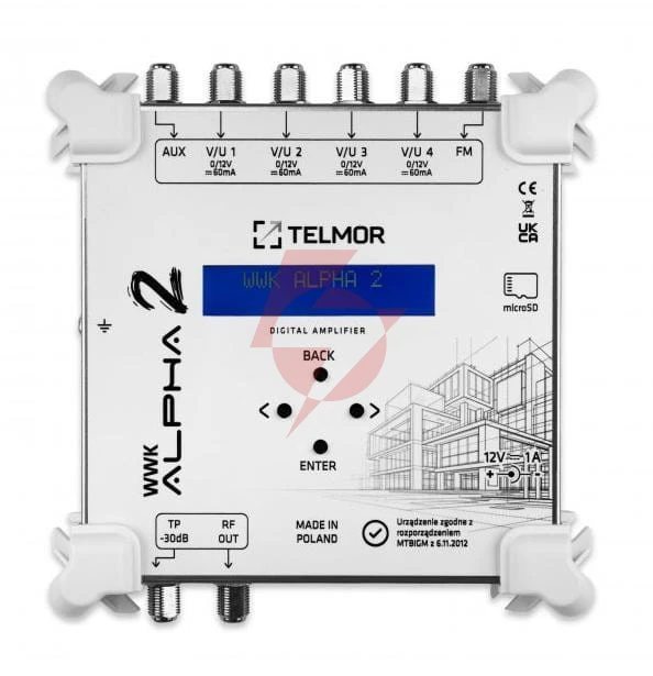Wzmacniacz telkom telmor wwk alpha 2