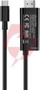 Unitek kabel usb-c do hdmi 4k@60hz z portem usb-c pd 100w