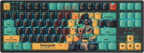 Klawiatura mechaniczna a4tech bloody at87 renegade usb (alpha switches)