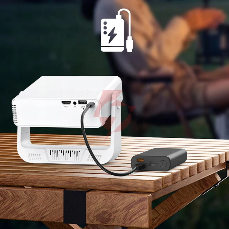 Mini projektor przenośny rzutnik android 14 wifi 360 full hd 4k do telefonu zenwire imc260