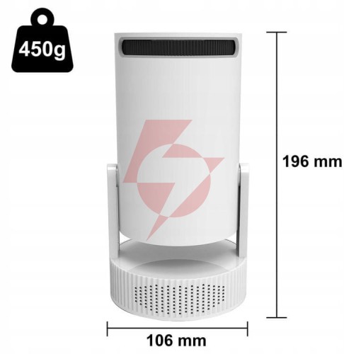 Mini projektor android wifi rzutnik full hd bluetooth z baterią zenwire k400