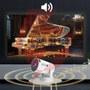 Mini projektor android wifi rzutnik full hd bluetooth z baterią zenwire k400