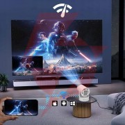 Mini projektor android wifi rzutnik full hd bluetooth z baterią zenwire k400