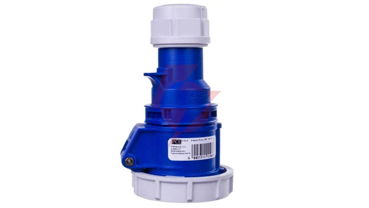 Gniazdo przenośne 16A 3P 230V niebieskie IP67 SHARK 2132-6