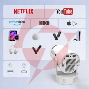 Mini projektor android wifi rzutnik full hd bluetooth z baterią zenwire k400