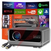 Rzutnik android google tv full hd 4k 39000lm wifi przenośny smart zenwire g60