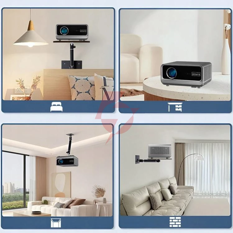 Rzutnik android google tv full hd 4k 39000lm wifi przenośny smart zenwire g60