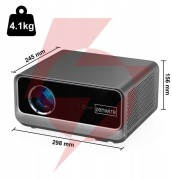 Rzutnik android google tv full hd 4k 39000lm wifi przenośny smart zenwire g60
