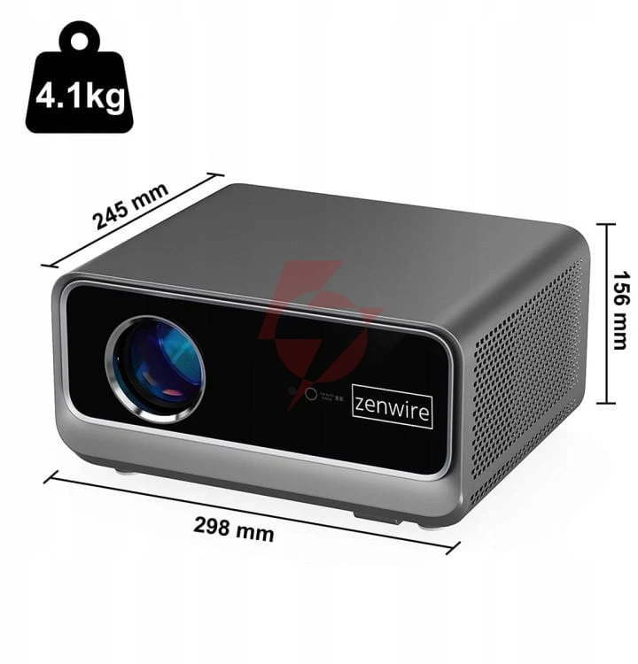 Rzutnik android google tv full hd 4k 39000lm wifi przenośny smart zenwire g60