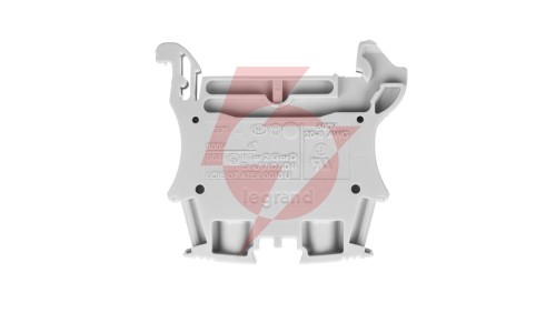 Złączka szynowa 2-przewodowa 6mm2 szara 037162