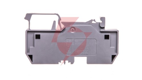 Złączka szynowa 2-przewodowa 10mm2 szara 284-901