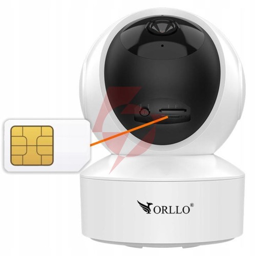 Kamera ip orllo w10 sim 4k wewnętrzna obrotowa