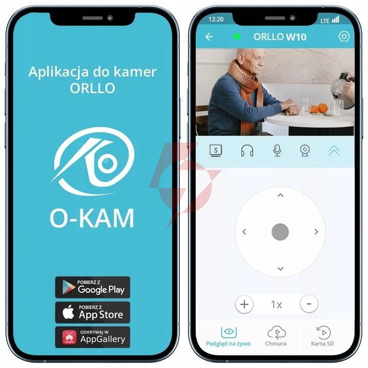 Kamera ip orllo w10 sim 4k wewnętrzna obrotowa