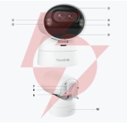 Kamera ip reolink argus series b730 8mp wi-fi 8mp bateryjna