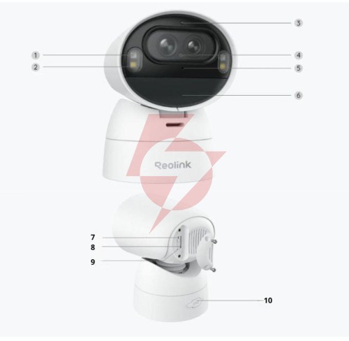 Kamera ip reolink argus series b730 8mp wi-fi 8mp bateryjna
