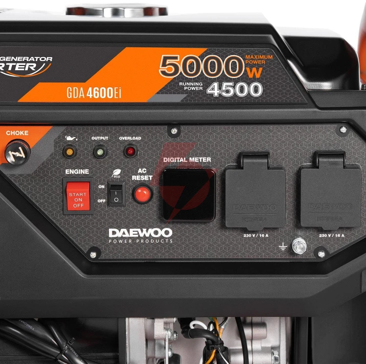 Agregat prądotwórczy inwertorowy daewoo gda 4600ei 5.0kw