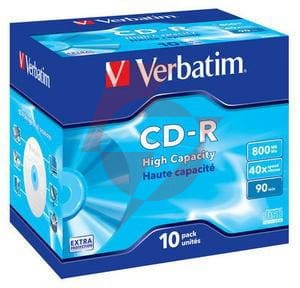 Płyty cd-r verbatim cd-r 800mb 40x (10szt)