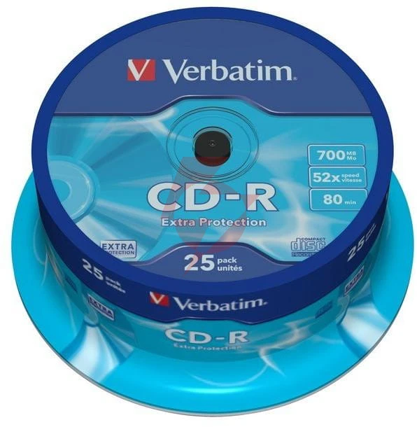 Płyta cd-r verbatim extra protection (25szt)