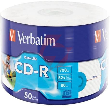 Płyty cd-r verbatim extra protection printable (50szt)