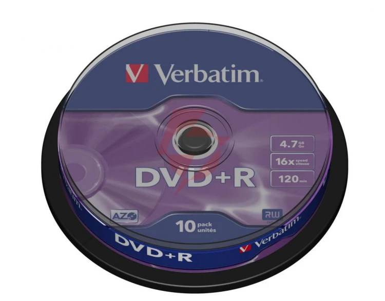Płyty dvd+r verbatim azo (10szt)