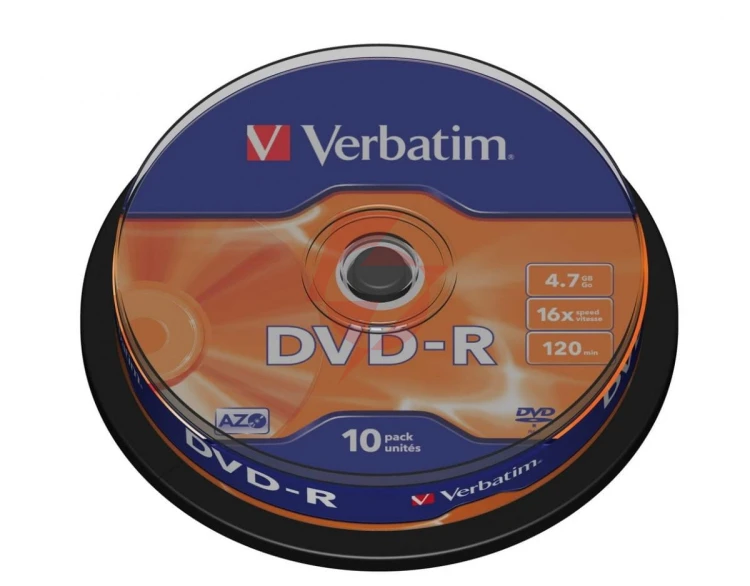 Płyty dvd-r verbatim azo (10szt)