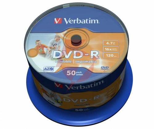 Płyty dvd-r verbatim azo printable (50szt)