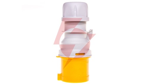 Wtyczka przenośna 32A 3P 110V żółta IP44 SHARK 023-4