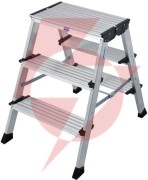 Schodki dwustronne krause treppo 2x3 składane 126030