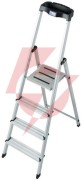 Drabina aluminiowa jednostronna krause safety 1x4 z półką 126320