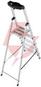 Drabina aluminiowa jednostronna krause safety 1x5 z półką 126337