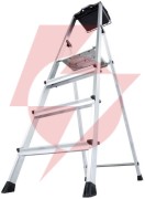 Drabina aluminiowa jednostronna krause secury multigrip 1x4 z półką 126528
