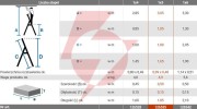 Drabina aluminiowa jednostronna krause secury multigrip 1x5 z półką 126535