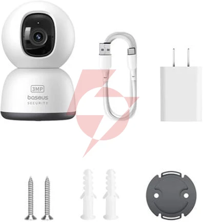 Kamera baseus security p1 lite 2k (wersja eu) – biała s0tv002132