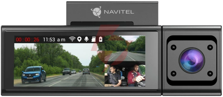 Wideorejestrator navitel rc3 pro gps wi-fi fhd 3xcam
