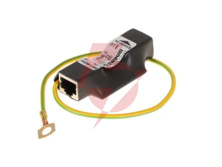 Ogranicznik przepięć sieci lan serii eco, ptf-51-eco/poe/t w osłonie termokurczliwej