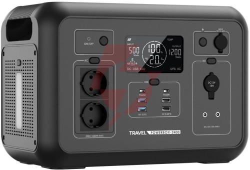 Przenośna stacja zasilania volt polska travel powerbox 2400 (1200w) 1008wh